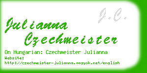 julianna czechmeister business card